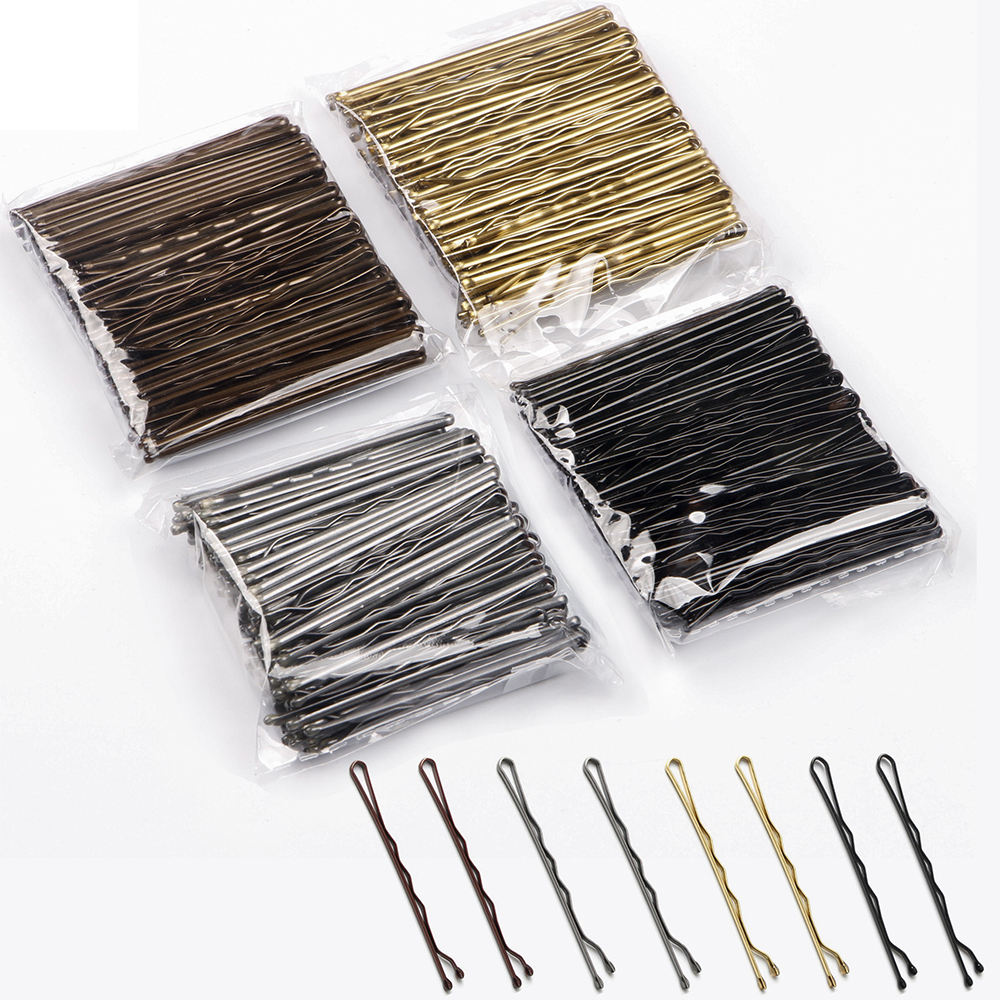 Bobby Pin Bulk - 50pcs Women Girls Solid Bobby Pin