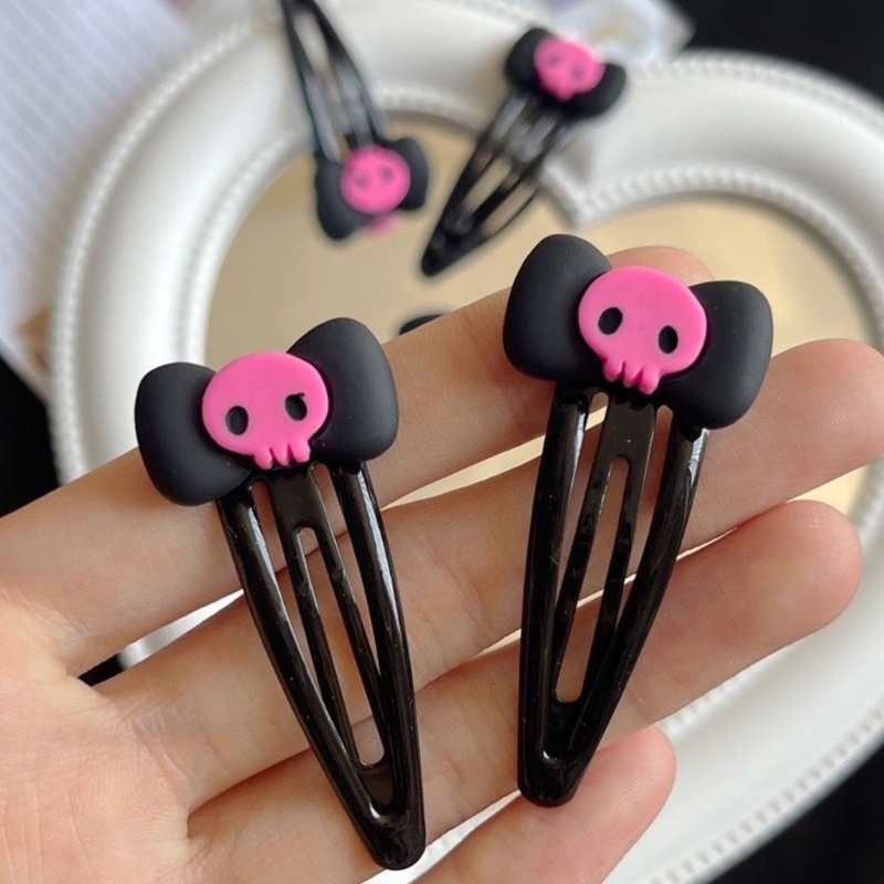 Skull Hairpin Bows Barrettes   - Bobby Pin Bulk reseña y precio