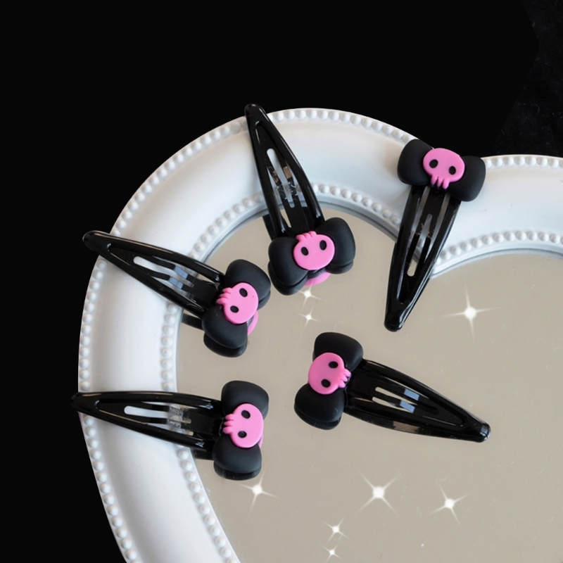 Skull Hairpin Bows Barrettes   - Bobby Pin Bulk reseña y precio