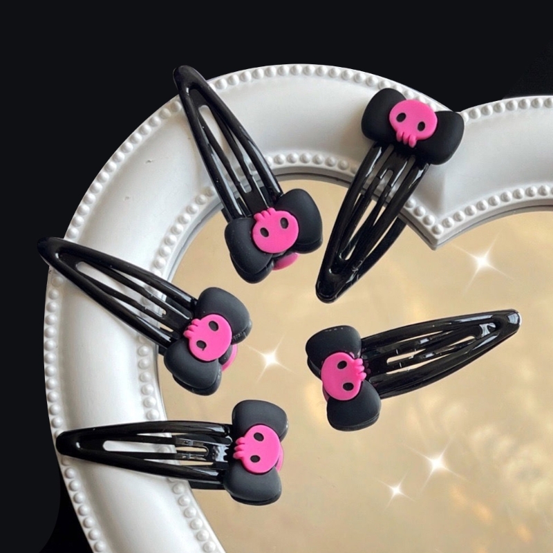 Skull Hairpin Bows Barrettes   - Bobby Pin Bulk reseña y precio