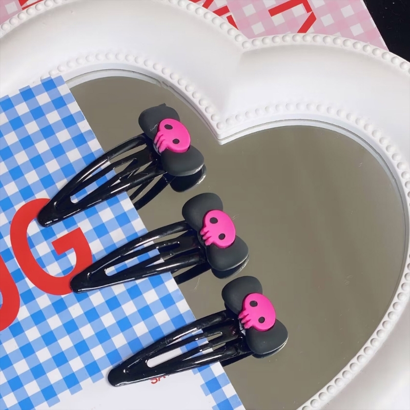 Skull Hairpin Bows Barrettes   - Bobby Pin Bulk reseña y precio