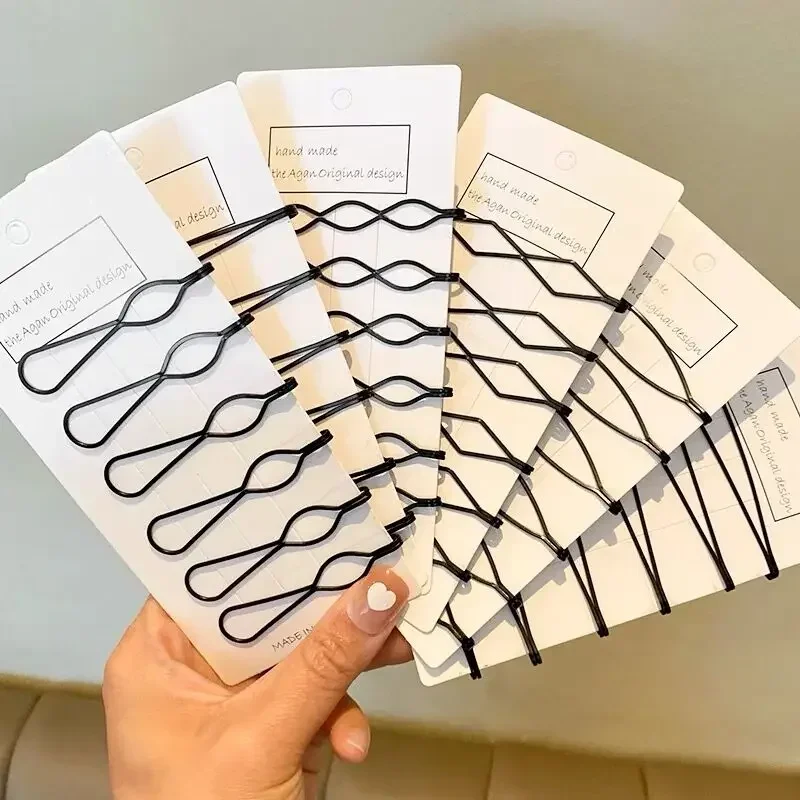 3/24pcs Black Simple Bobby Hai - Bobby Pin Bulk reseña y precio