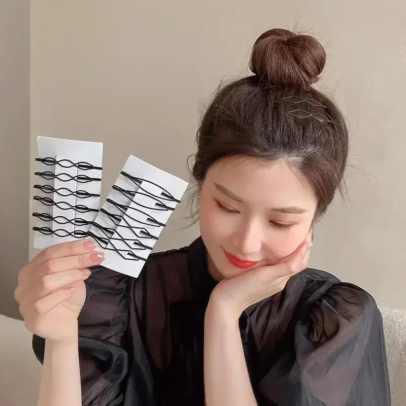 3/24pcs Black Simple Bobby Hai - Bobby Pin Bulk reseña y precio