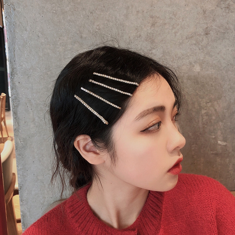 Crystal Side Bangs Hair Clips  - Bobby Pin Bulk reseña y precio