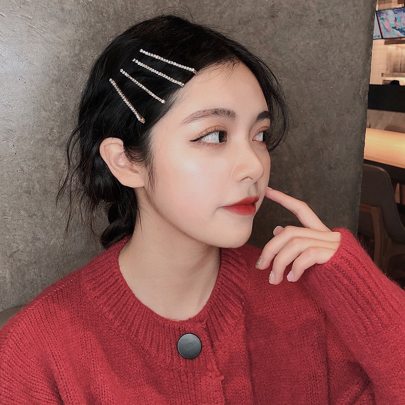 Crystal Side Bangs Hair Clips  - Bobby Pin Bulk reseña y precio
