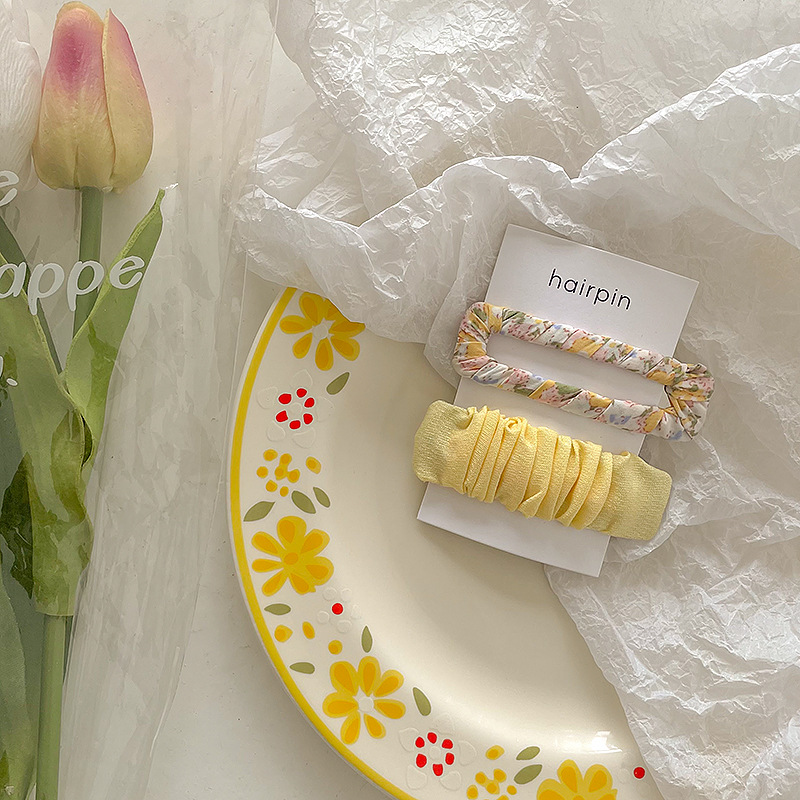 2pcs Girls Sweet Floral Print  - Bobby Pin Bulk reseña y precio