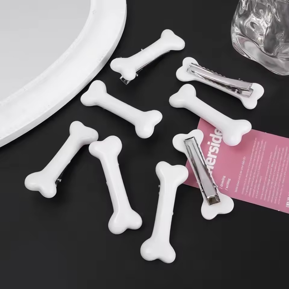 Y2K  White Bone Hair Clip Cute - Bobby Pin Bulk reseña y precio