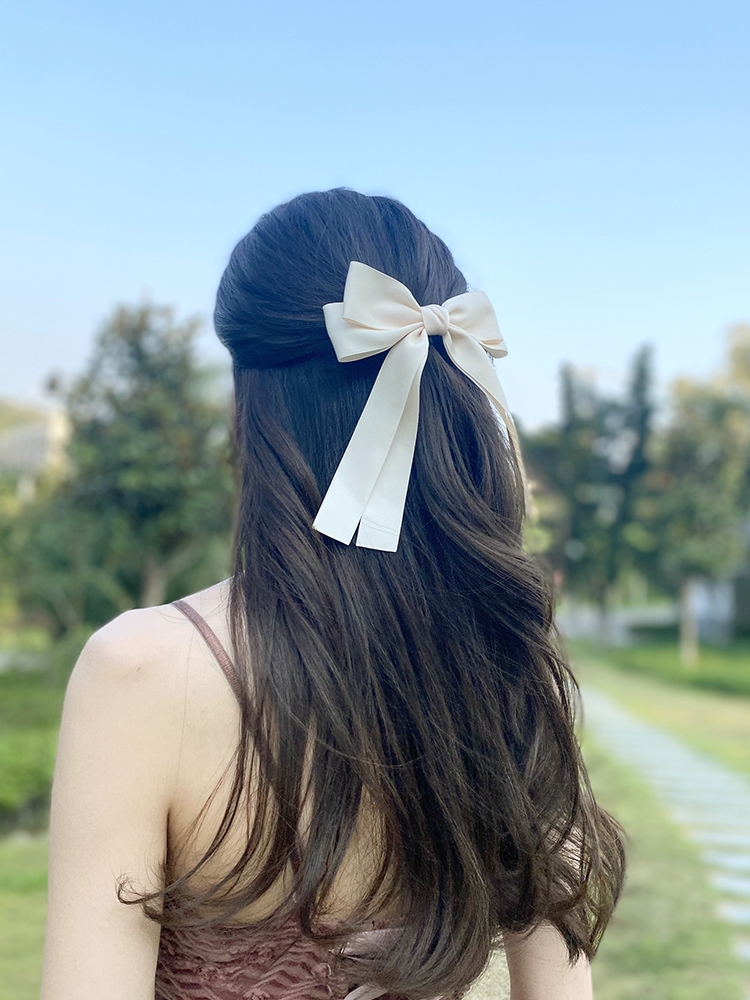 Korea Elegant Long Ribbon Bow  - Bobby Pin Bulk reseña y precio