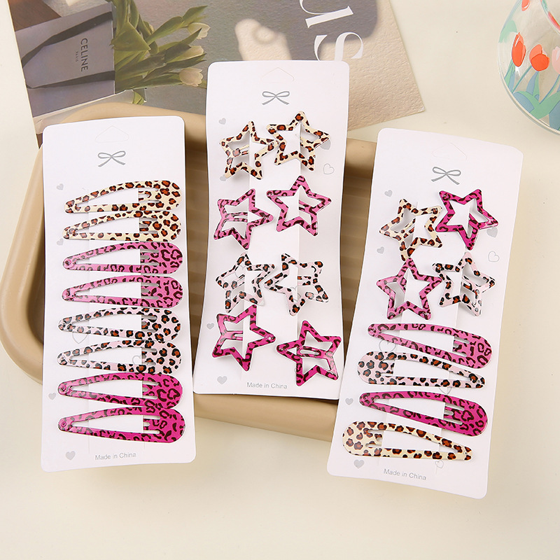 Simple Leopard Print Hairpins  - Bobby Pin Bulk reseña y precio