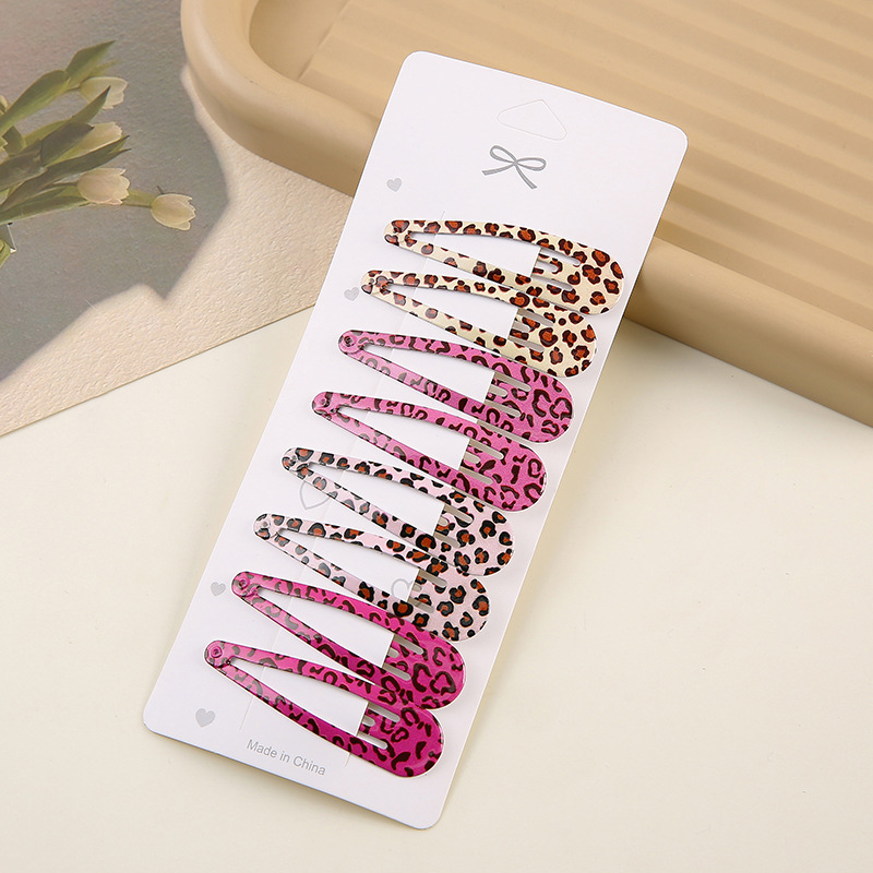 Simple Leopard Print Hairpins  - Bobby Pin Bulk reseña y precio