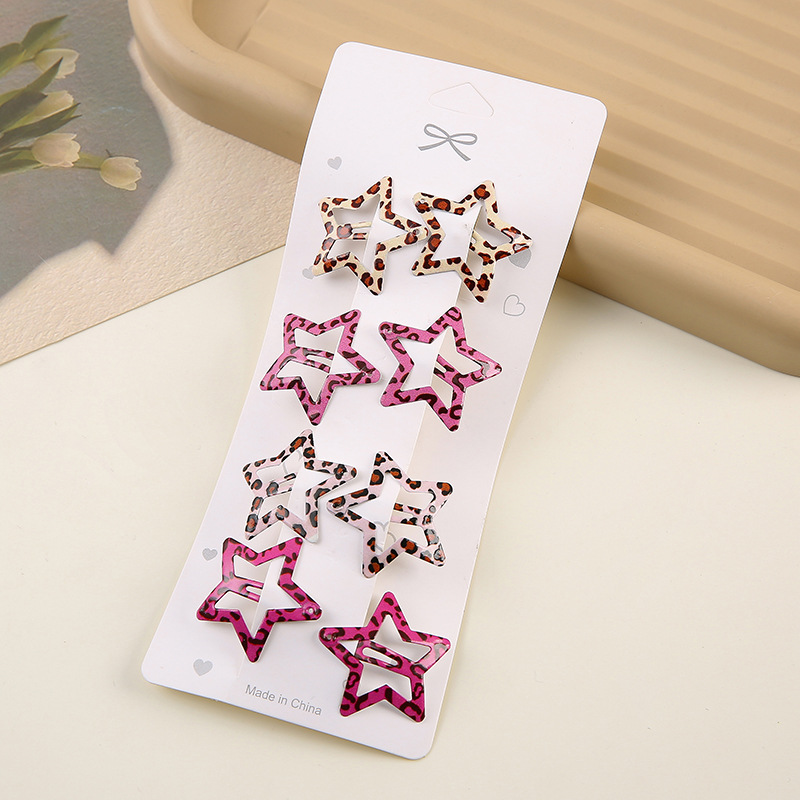 Simple Leopard Print Hairpins  - Bobby Pin Bulk reseña y precio