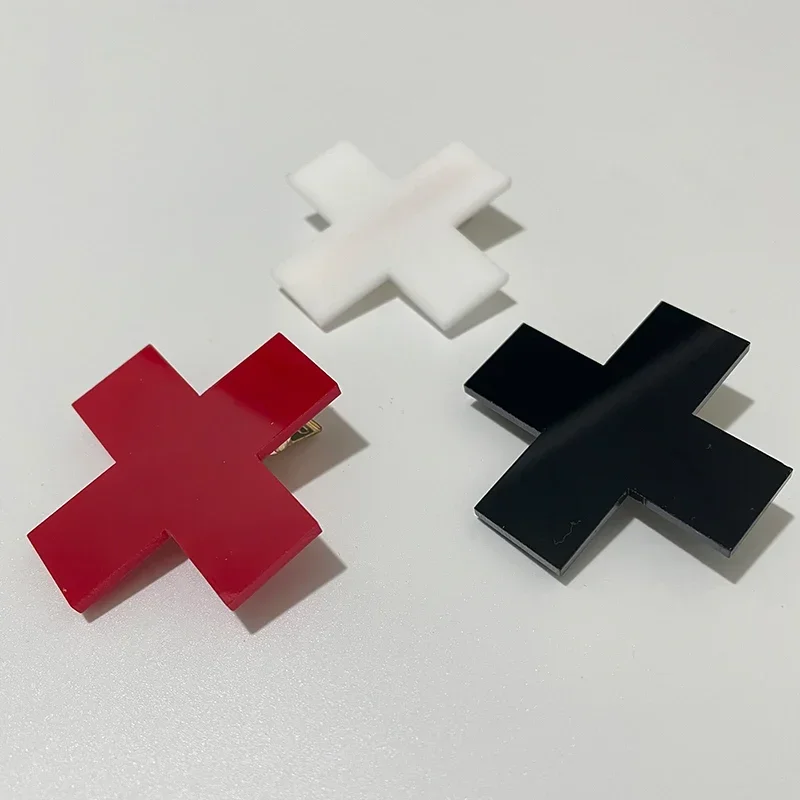 Y2K Red Cross Hair Clip Punk G - Bobby Pin Bulk reseña y precio